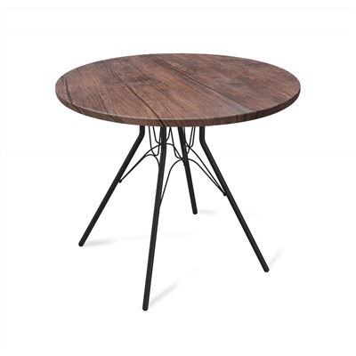 Стол SHT-TU34-P/80 МДФ
                        черный муар / палисандр