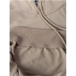 E102 BEIGE Костюм спортивный женский (хлопок 90%, полиэстер 10%)