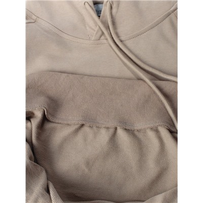 E102 BEIGE Костюм спортивный женский (хлопок 90%, полиэстер 10%)