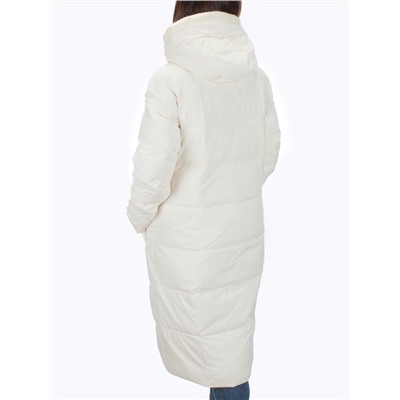 126 WHITE Пальто зимнее женское (200 гр. холлофайбер)
