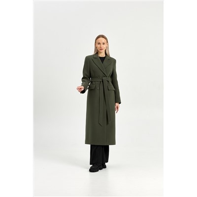 Пальто женское демисезонное 26895 (хаки)
