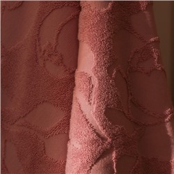 Полотенце махровое жаккардовое LoveLife Flowers 50х90 см, цвет розовый, 100% хл, 500 гр/м2