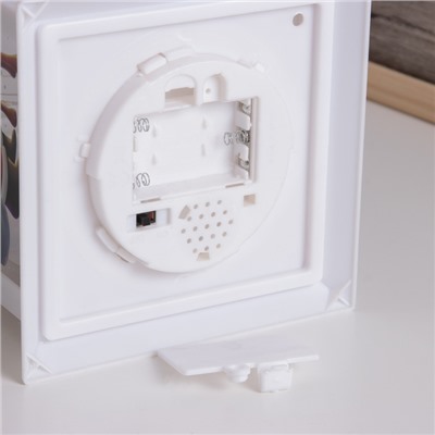 Фигурка светящаяся RISALUX «Чёрный кот», LED-ночник, 3×ААА, белый, 14×14×30.5см