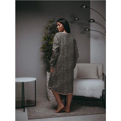 Сорочка Мелодия леопард Лт