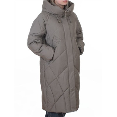 A620 OLIVE Пальто зимнее женское (200 гр. био-пух)