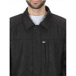 1631 BLACK Куртка мужская демисезонная  (70 гр. холлофайбер)