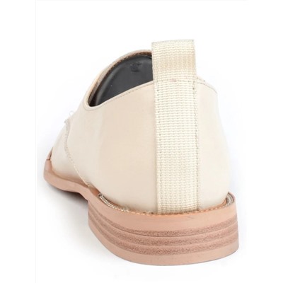 03-HP9957M BEIGE Полуботинки женские (натуральная кожа)