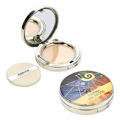 Пудра Farmstay Escargot с экстрактом улитки UV Two-way Pact SPF30/PA++ № 13 2х12 g