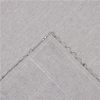 Дорожка на стол Этель со стразами, 50×100 ±5 см, серая, п/э