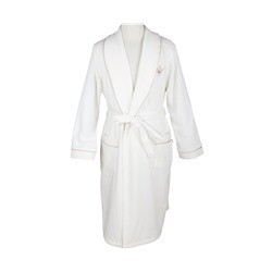 Халат Велюровый Мужской (L) Tuğsen Krem Bay Large Bornoz- EcoCotton