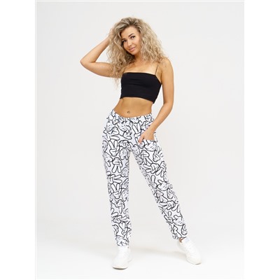 953 Брюки Микки белый Свт