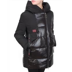 YM2115 BLACK Куртка зимняя женская MAYYIYA (200 гр. холлофайбера)