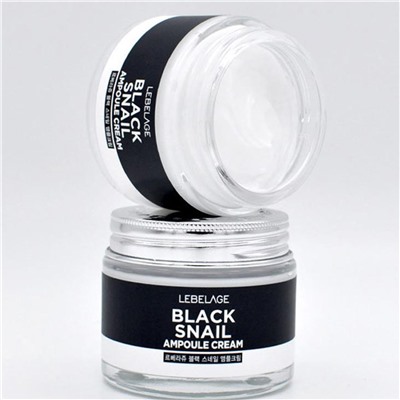 Lebelage Антивозрастной aмпульный крем с муцином чёрной улитки / Ampoule Cream Black Snail, 70 мл