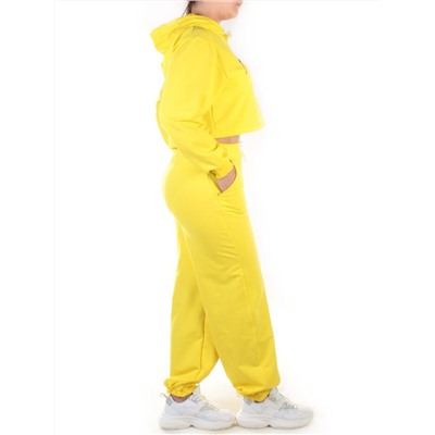 Y316 YELLOW Спортивный костюм женский (100% хлопок)