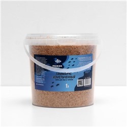 Корм для рыб и черепах «Пижон» гаммарус измельченный, 1 л