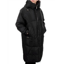 118 BLACK Пальто зимнее женское (холлофайбер 200 гр.)