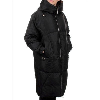 118 BLACK Пальто зимнее женское (холлофайбер 200 гр.)