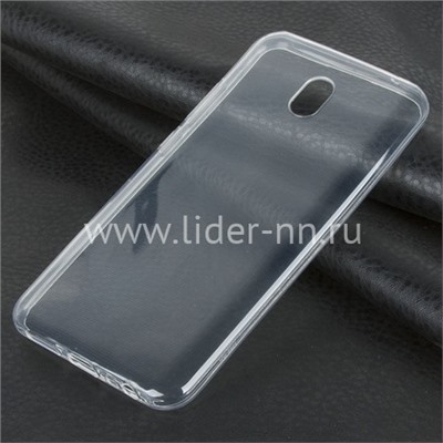 Задняя панель для Xiaomi  Redmi 8A Силикон  прозрачная (пакет)
