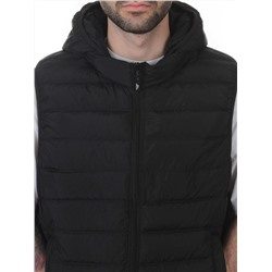 M4001L BLACK Жилет утепленный мужской (130 гр. холлофайбер)