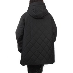 F-801 BLACK Куртка демисезонная женская (100 гр. холлофайбер)