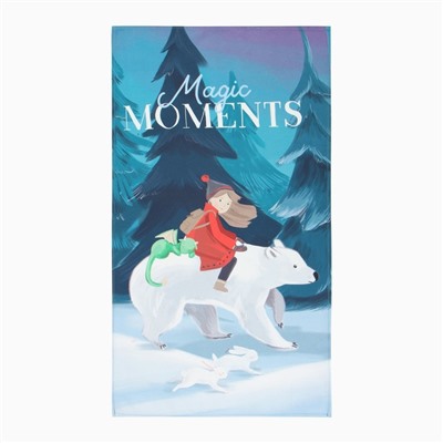 Полотенце новогоднее "Этель" Magic moment 40х73 см, 100% хл, саржа 190 г/м2
