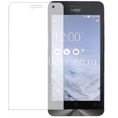 Защитное стекло на экран для Asus ZenFone 6 0.25мм прозрачное (без упаковки)