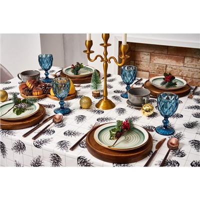 Скатерть «Этель» Christmas 150×110 см, 100%хл, саржа 190 г/м²