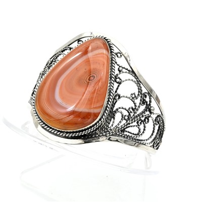 Браслет из сердолика, 18 см