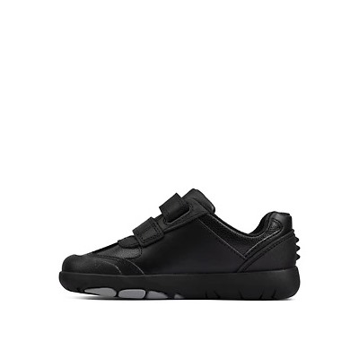 Baby Leather Riptape School Shoes (Toddler size 7-9.5)