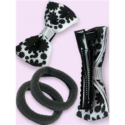 Детский набор аксессуаров для волос (2 резинки и 2 уточки) НД3 тип 5