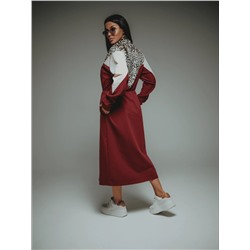 Платье Одри марсала Лт