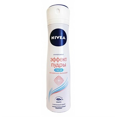 Дезодорант спрей NIVEA Антиперспирант Эффект Пудры/Эффект Пудры Fresh женский, 150 мл (82286/84471)