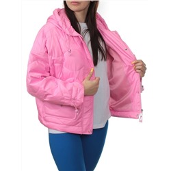23-022 PINK Куртка оверсайз демисезонная женская (синтепон 100 гр.)