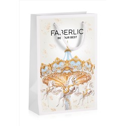 Бумажный подарочный пакет «Волшебная карусель»