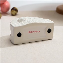 Салфетница Доляна «Зайка», 11.5×5.5×7.5 см, белая