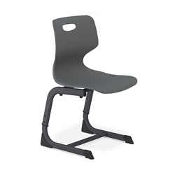 Стул Альфа SHT-S-TN22/5-7
                        а5-7 тёмно-серый / графит муар