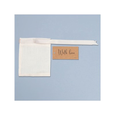 Мешочек подарочный из хлопка «С любовью», 10 х 12 см +/- 1.5 см