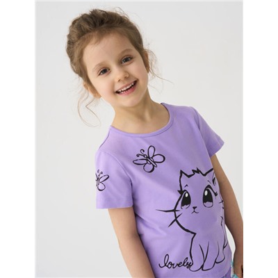 Футболка для девочки, 2 шт в комплекте