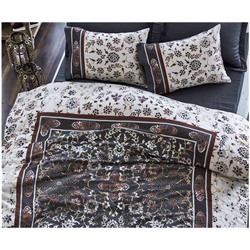 2 сп. Евро Комплект Постельного Белья Cotton Saten Aysima XL - EcoCotton