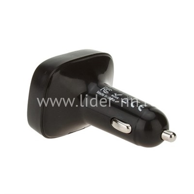 MP3 FM Modulator/АЗУ USB/PD QC3.0 FaizFULL (2 USB/Micro SD/дисплей) FS28 (черный)