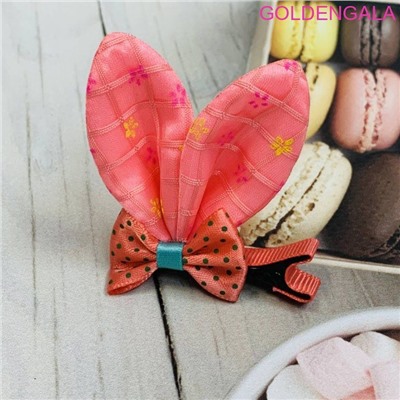 Зажим для волос детский "Уточка с ушками" 5 см УТ4 тип 4