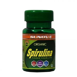 Спирулина (60 кап), Spirulina, произв. Sunova