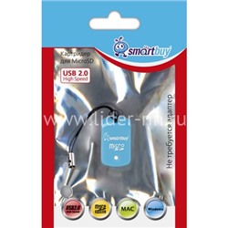 Картридер Smartbuy (SBR-706-B) для Micro SD (голубой)
