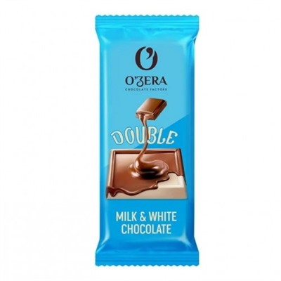 Шоколад «OZera» Double Milk & White chocolate 24 г 1уп/30шт
