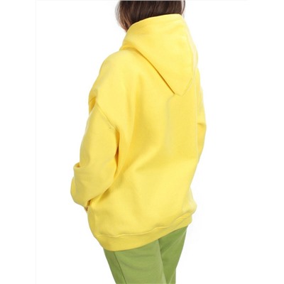 KD722 YELLOW Худи женское на флисе