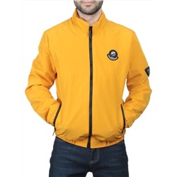 EM25057-1 YELLOW Куртка-бомбер мужская демисезонная (100 гр. синтепон)