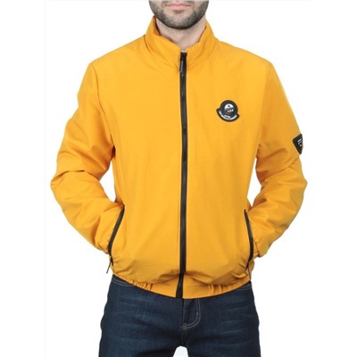 EM25057-1 YELLOW Куртка-бомбер мужская демисезонная (100 гр. синтепон)