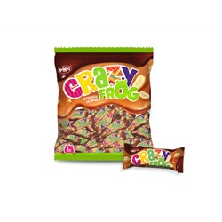 Батончик GRAZY FROG конфеты с орехом, карамелью и нугой пп/пкт, вес, Рахат 1 кг