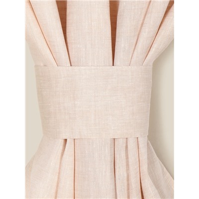 Комплект штор для кухни SL HOME Gloomy, 140×180 см-2 шт., подхваты 2 шт., лён 100%,180 г/м²