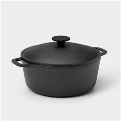 Кастрюля Wild Kitchen, 3 л, d=22 см, лопатка и губка в комплекте, чугун